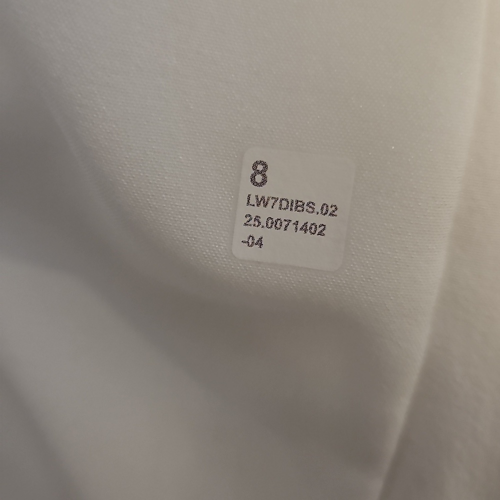 Lululemon Pace Rival High Rise Size 8 Shorts Womens 8 white High Rise Drawstring - Picture 6 of 6